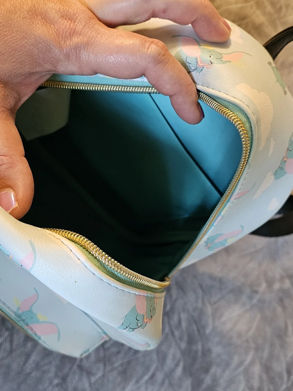 Disney Dumbo Pastel Blue and Pink Mini Backpack